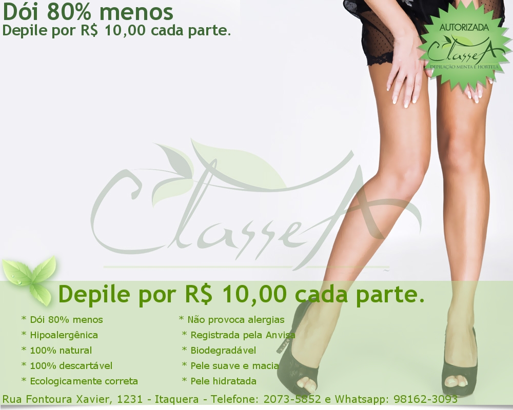 Dói 80% menos